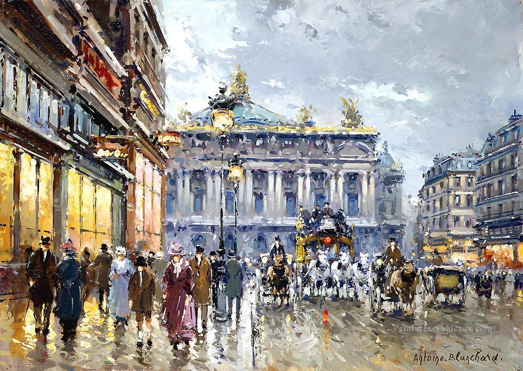 AB avenue de l opéra Parisien Peintures à l'huile